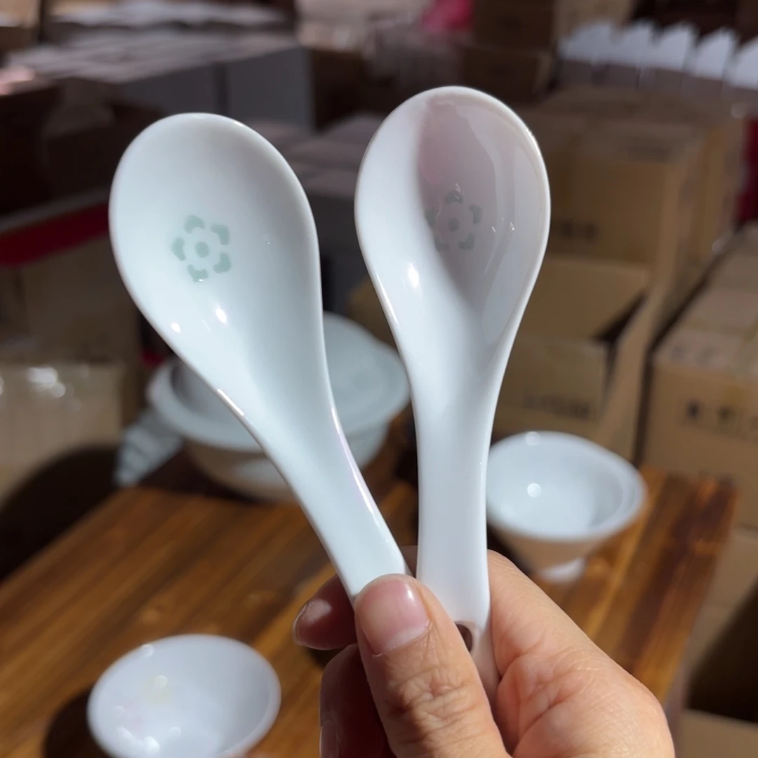 瓷碗景德镇陶瓷两只微瑕