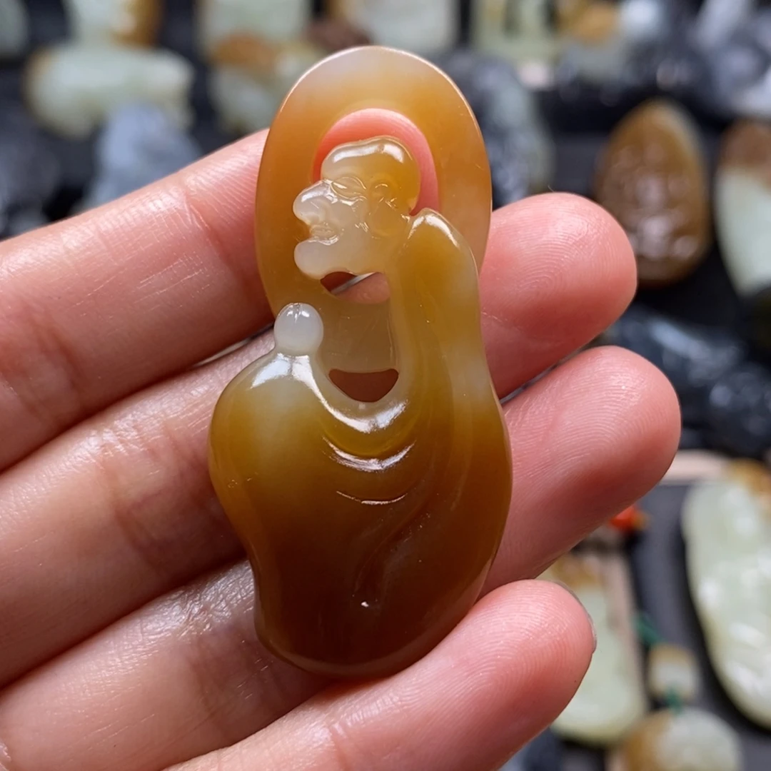 和田玉挂件未镶嵌