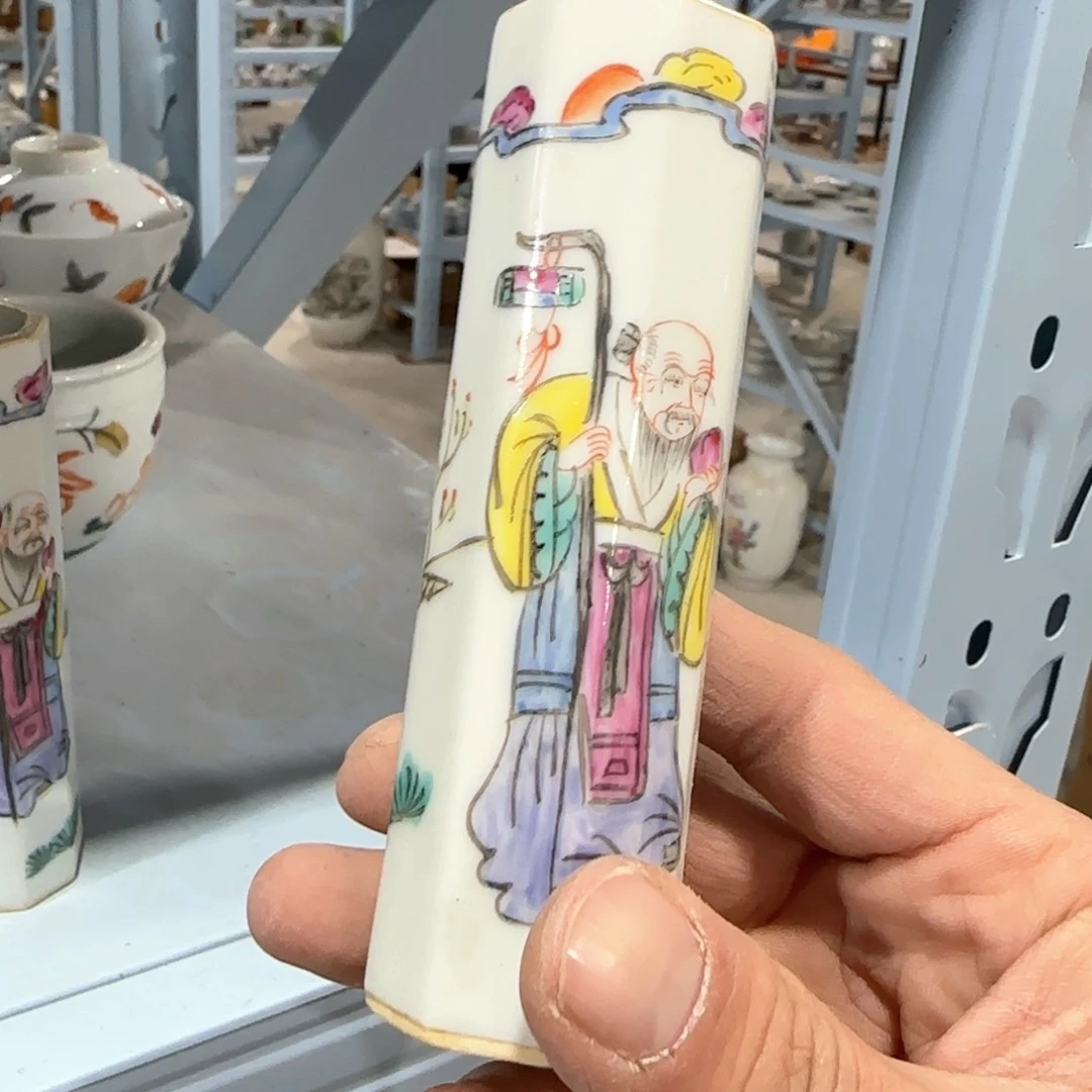 瓷片摆件手绘瓷器全部处理了吧