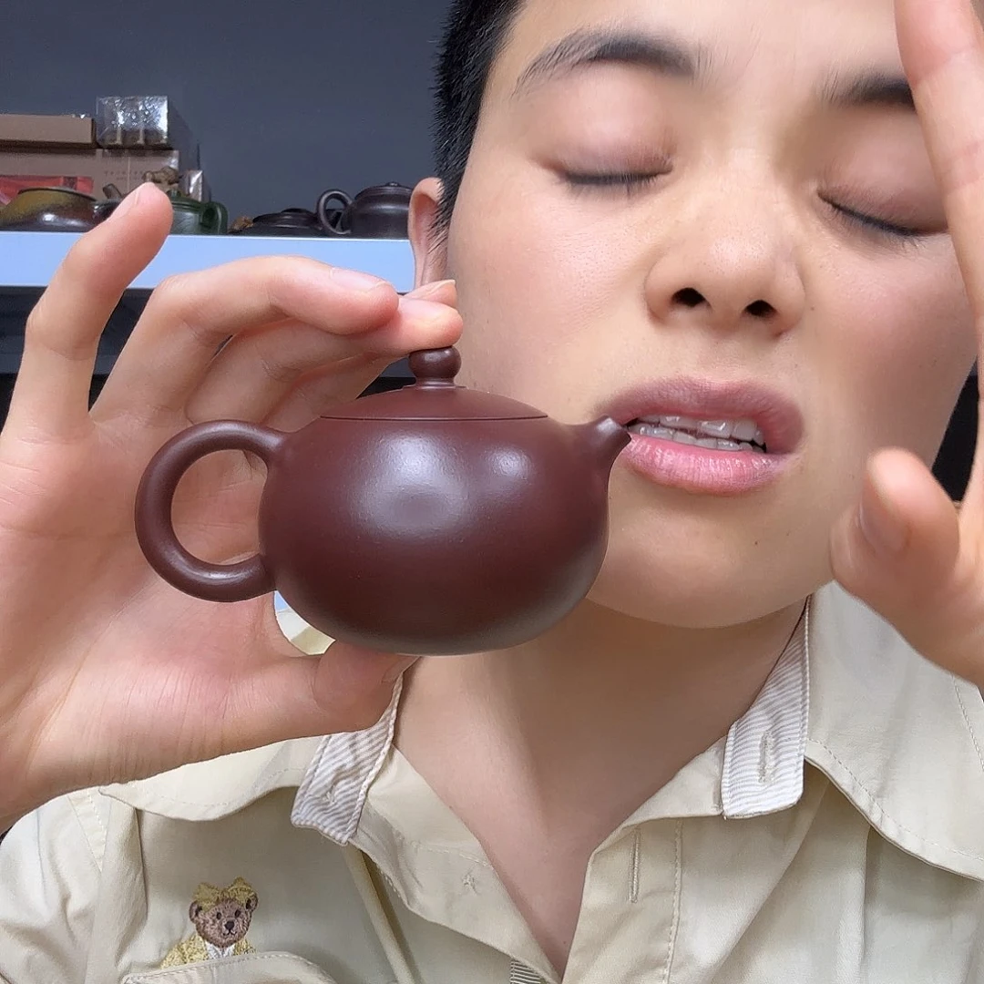 茶壶紫砂民间手艺人全手工制作