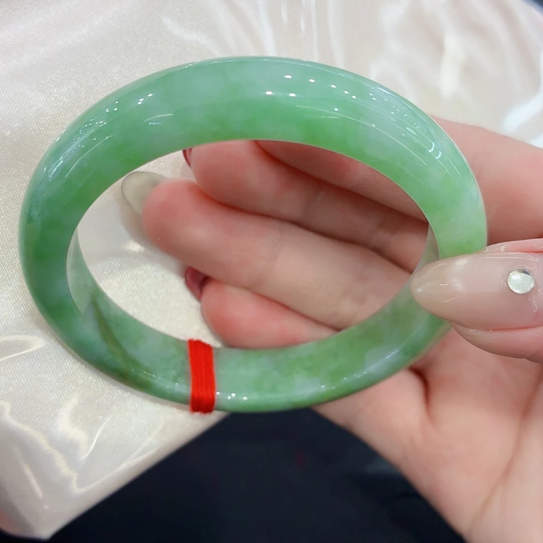 翡翠未镶嵌手镯翡翠57-58圈口