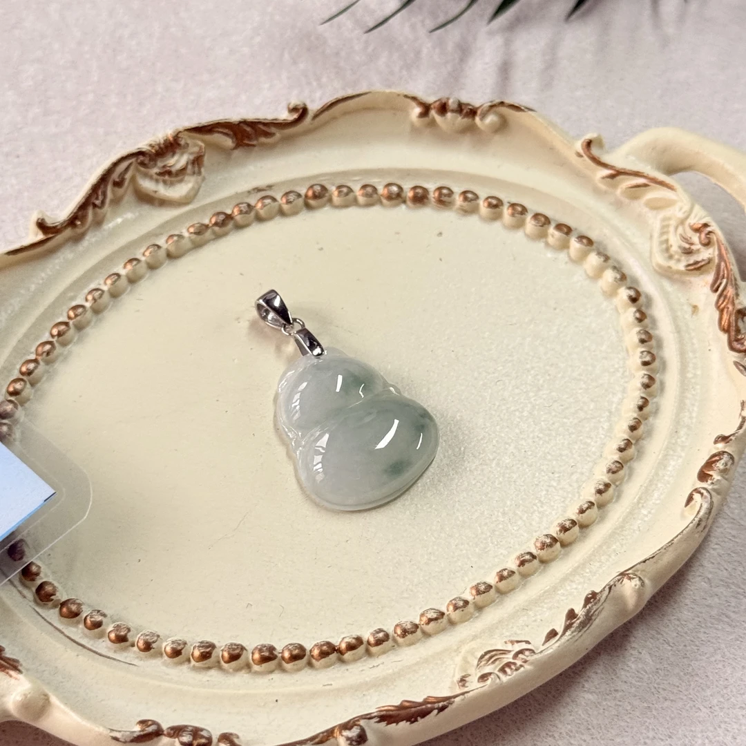 【六六中古】孤品复古翡翠s925吊坠te7100