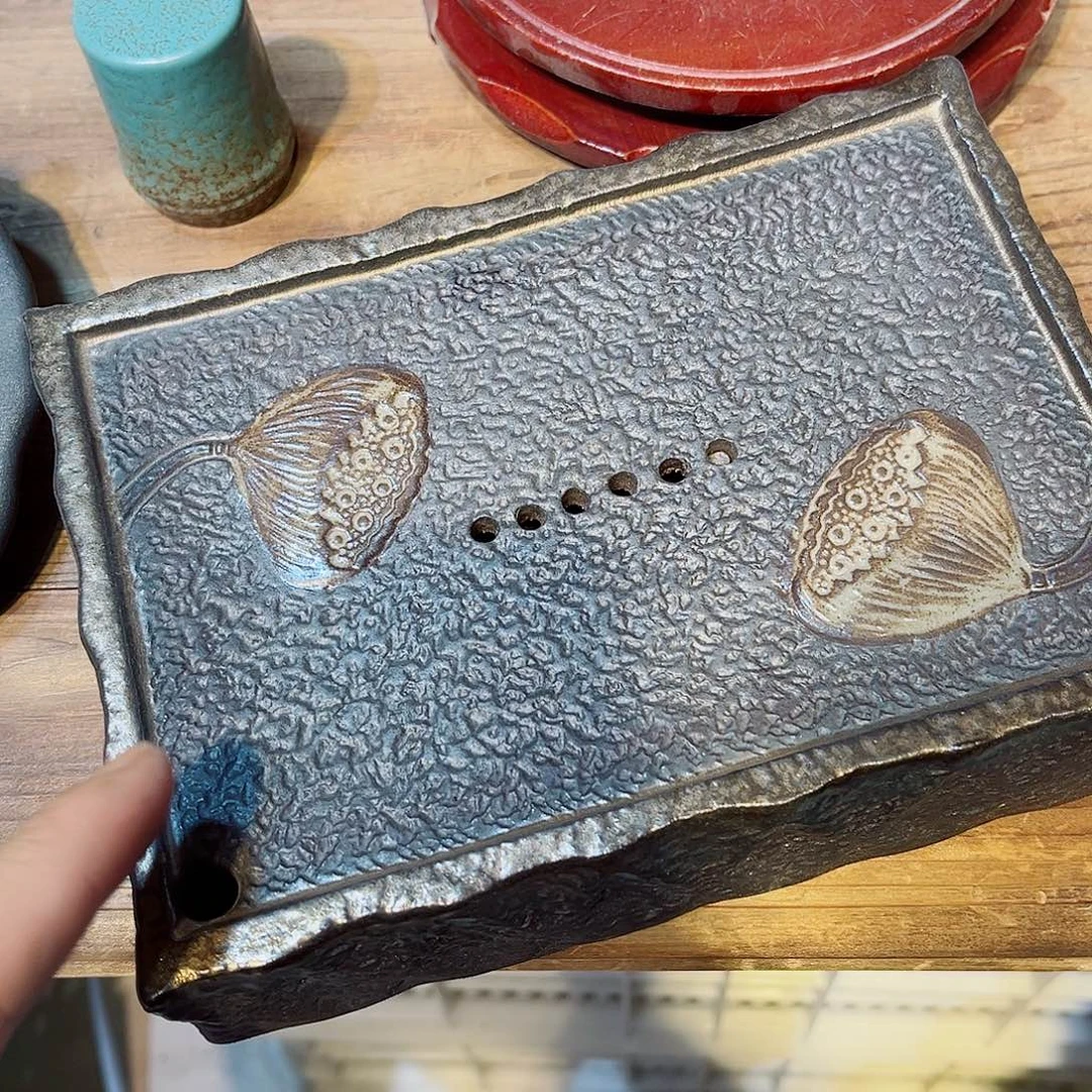 陶瓷香炉茶具摆件