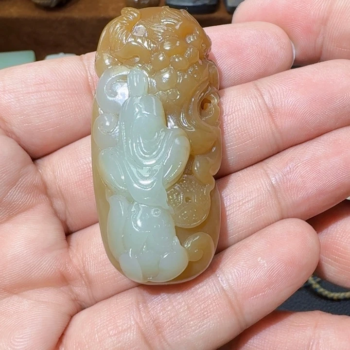 未镶嵌和田玉挂件