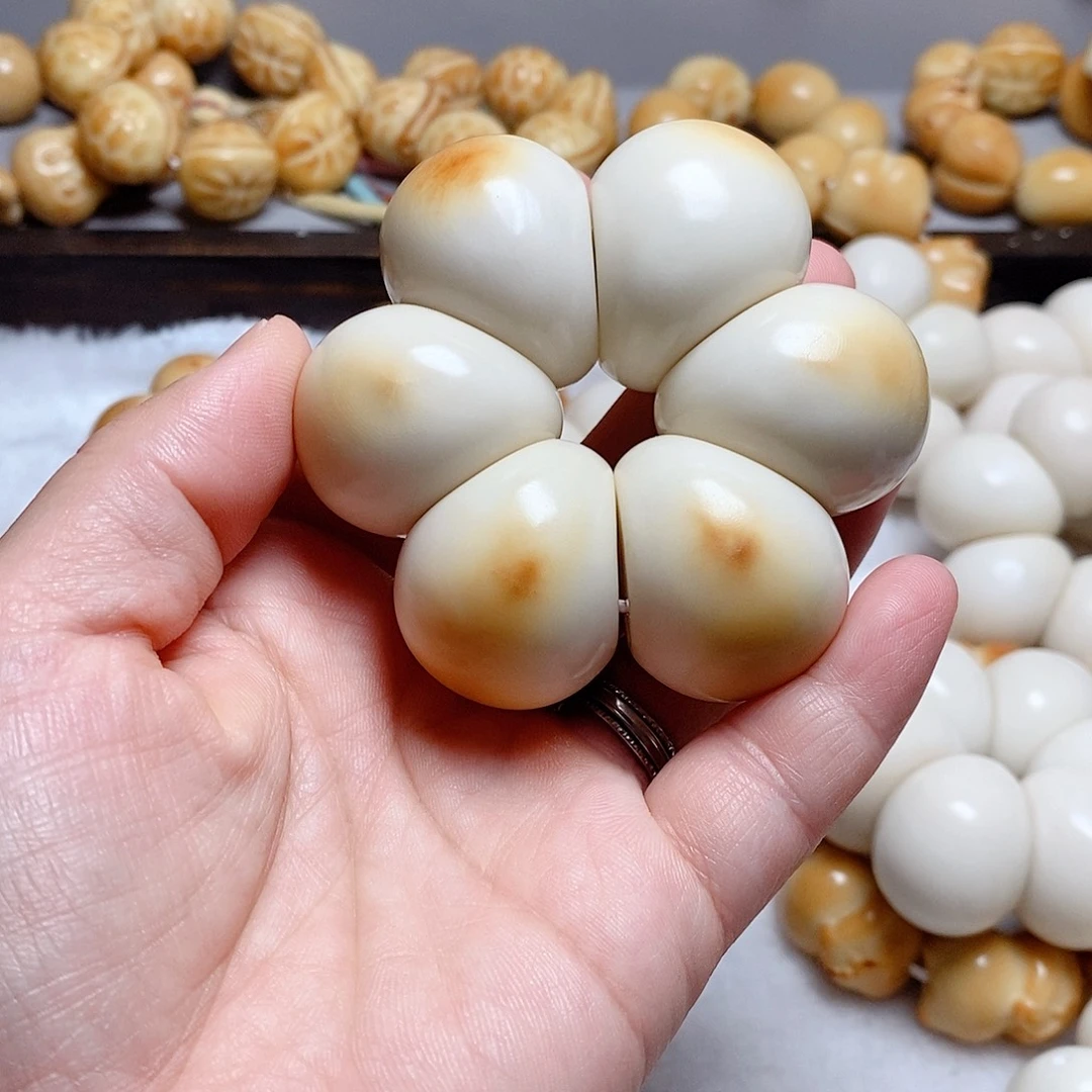 菩提根/象牙果吊坠蒜瓣手捻一个