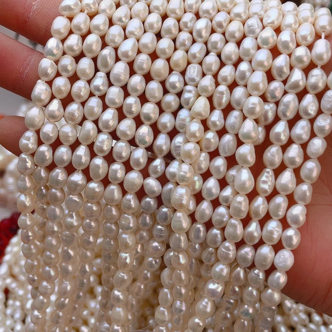 玛瑙/玉髓珠宝半成品未镶嵌珍珠1条卡5.5