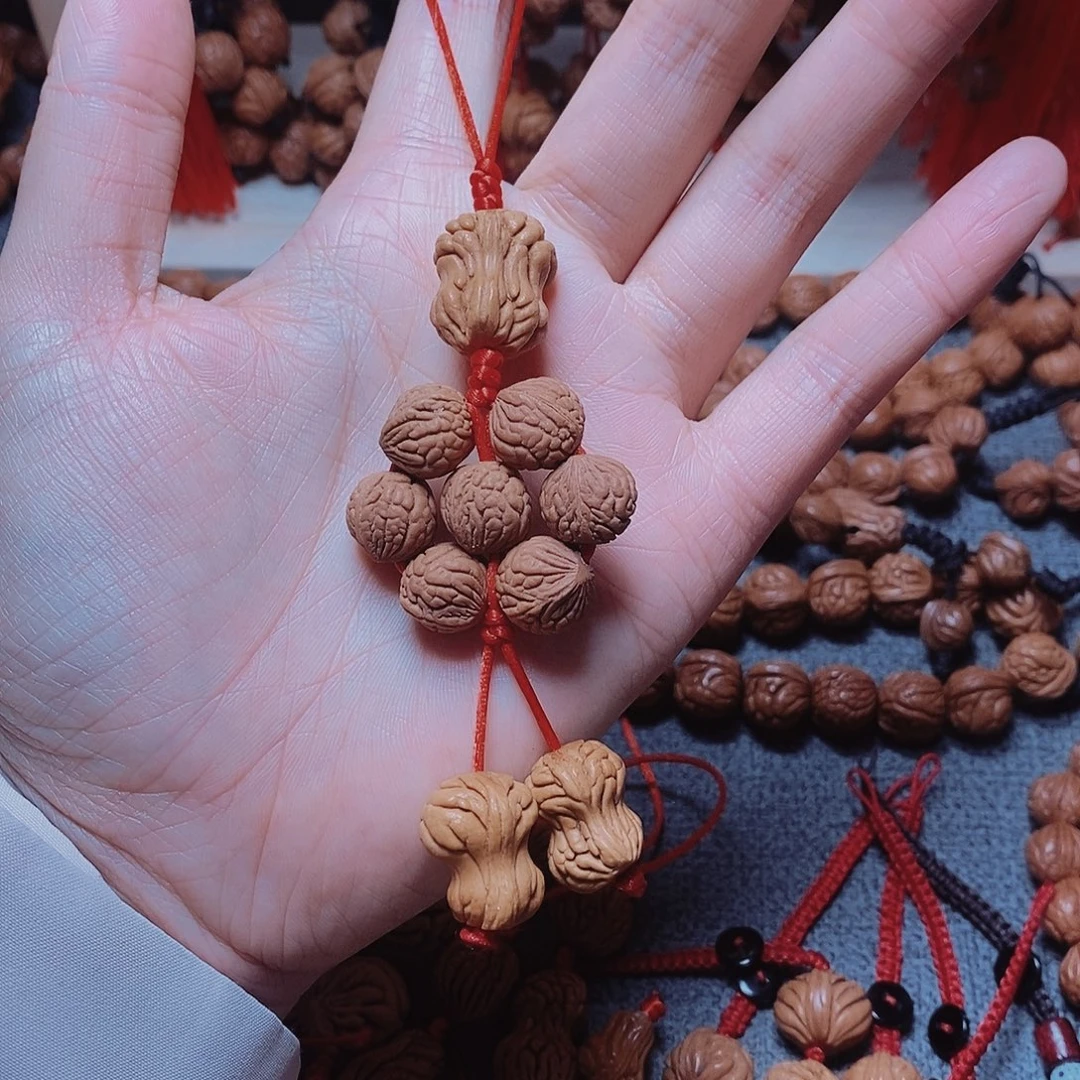 桃核吊坠桃枭挂件