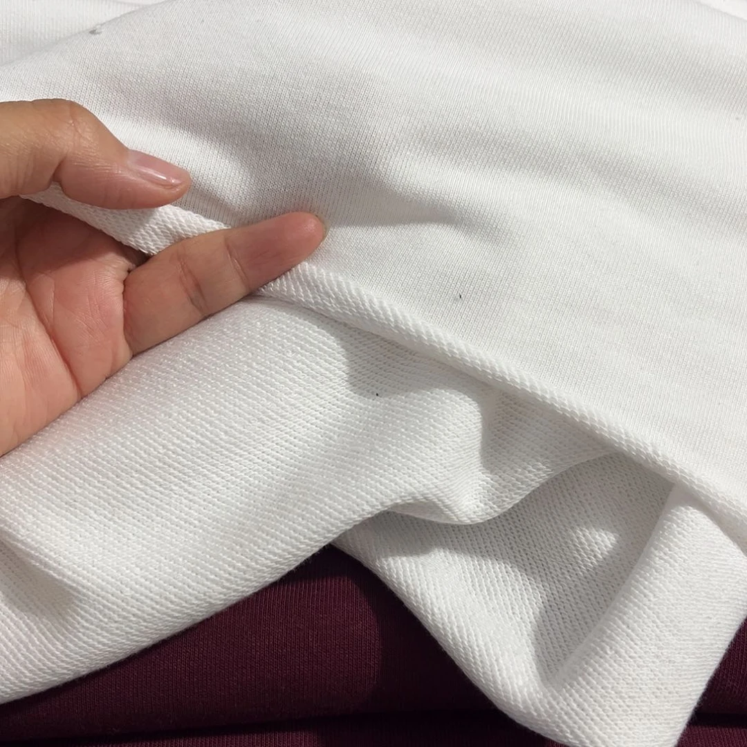 映***白色纯棉毛圈1.6+2米长带螺纹