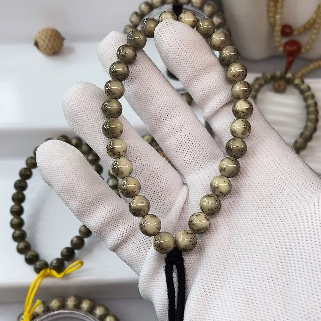 大***道星月菩提手串8绿幽灵大眼睛圆珠35