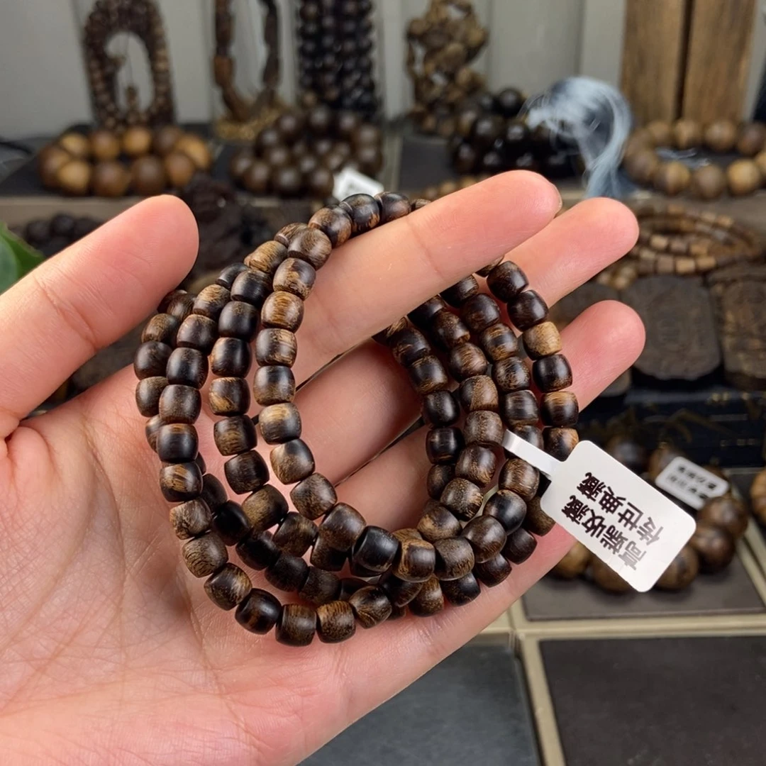 手串沉香林*杰越南芽庄白留疤