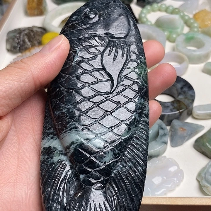 翡翠未镶嵌颈饰天然翡翠