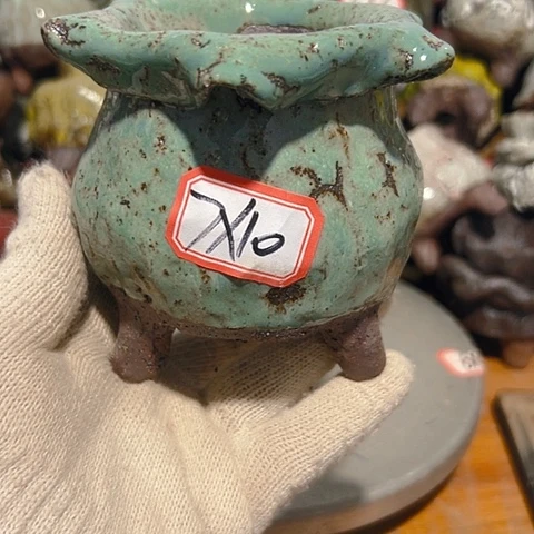 粗陶花盆手工花盆制作就这样