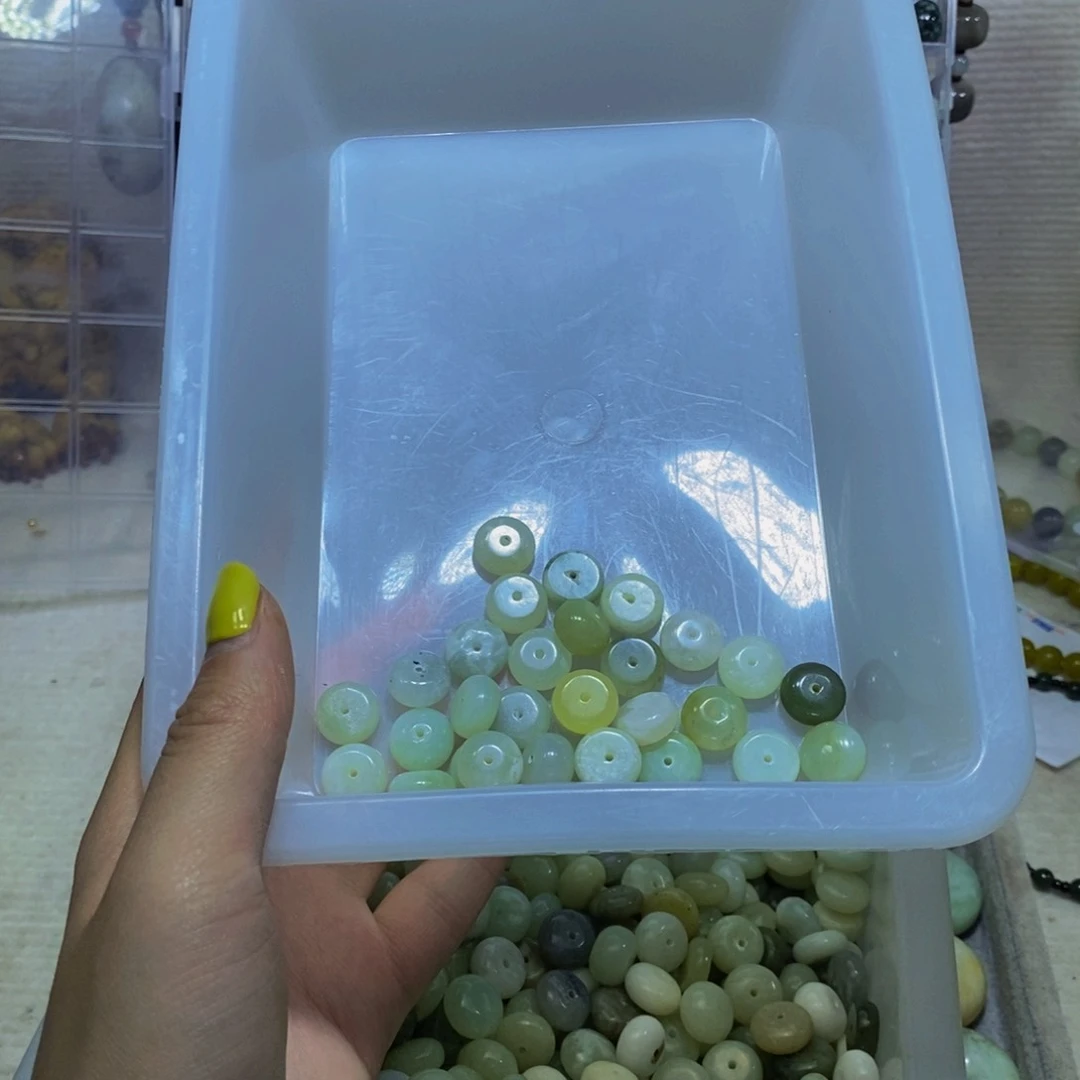 蛇纹石玉未镶嵌毛衣链170