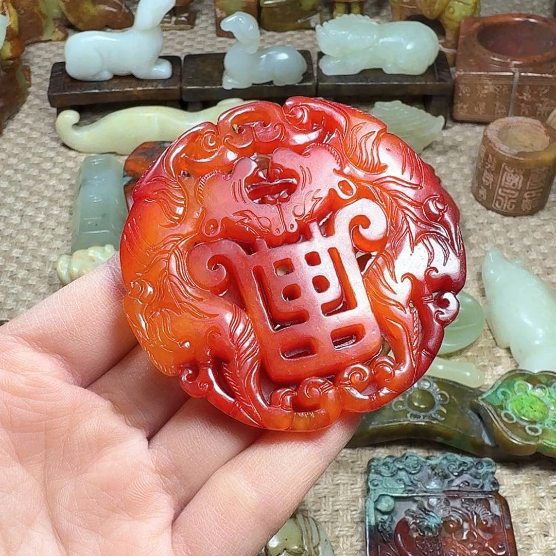 白玉菩提吊坠挂件