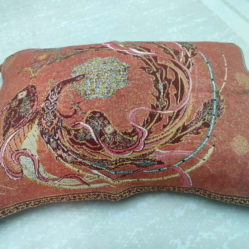 凤岚-火麻多层厚款风复古风轻奢风枕巾