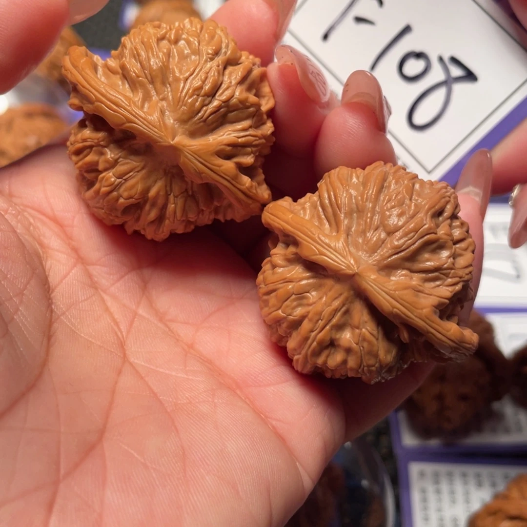 文玩核桃把件108号白狮子42