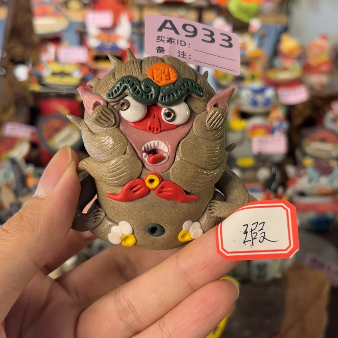 泥塑纯手工茶宠摆件