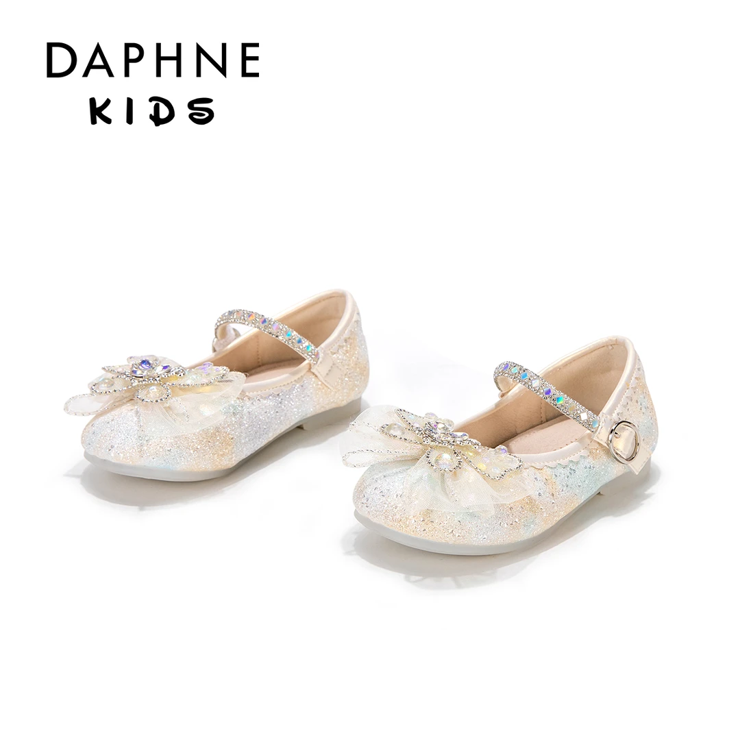【105】达芙妮Daphne儿童2024年秋季新款儿童公主表演小皮鞋