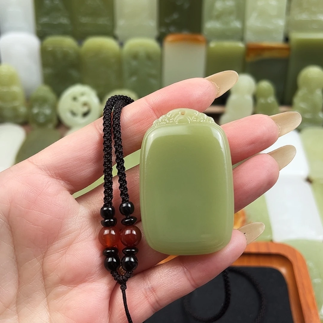 石英质玉未镶嵌吊坠(不含链)