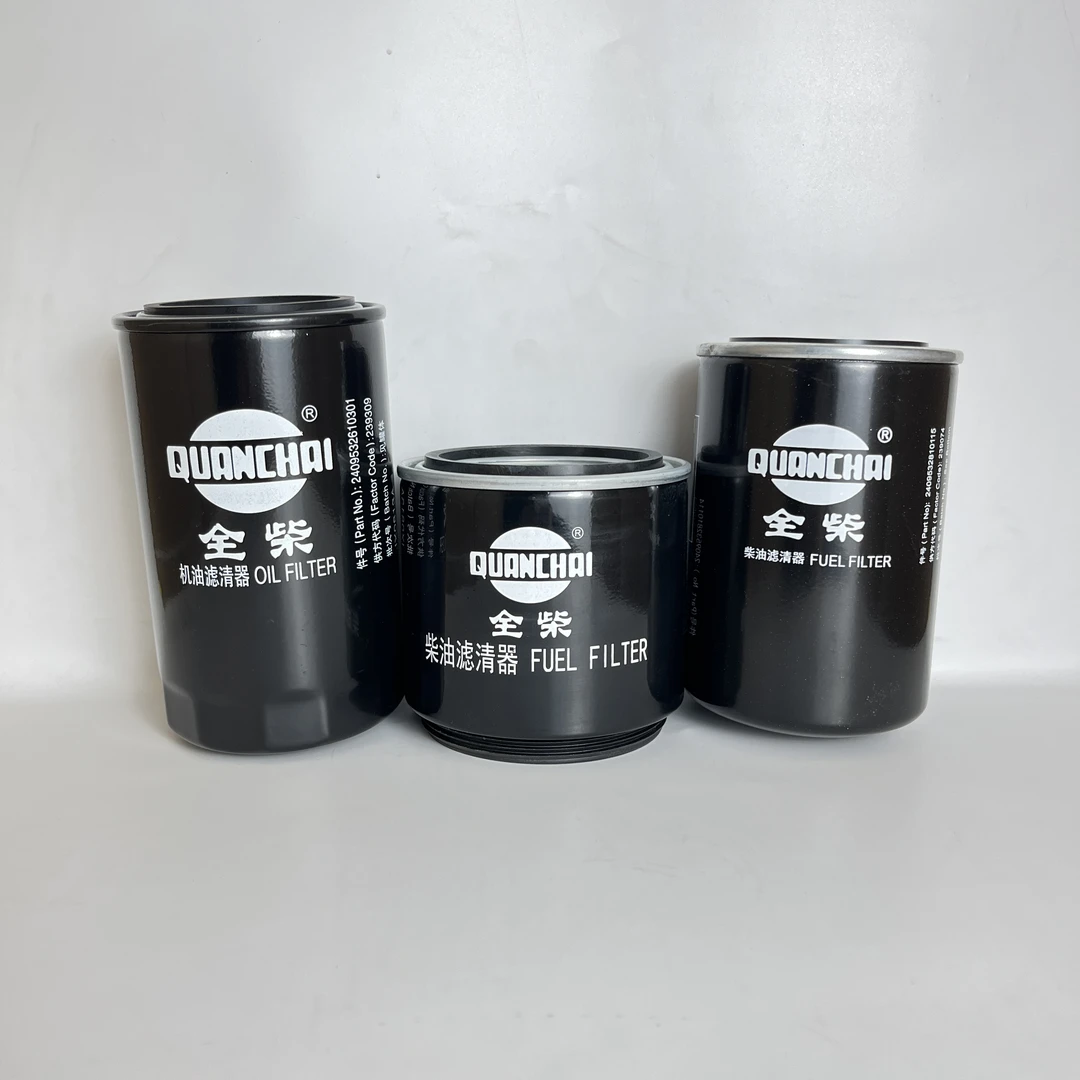 全柴V35-100C41机型机油滤和柴油滤配昱坤904等车型