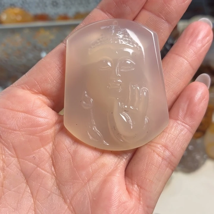 玛瑙/玉髓未镶嵌吊坠(不含链)