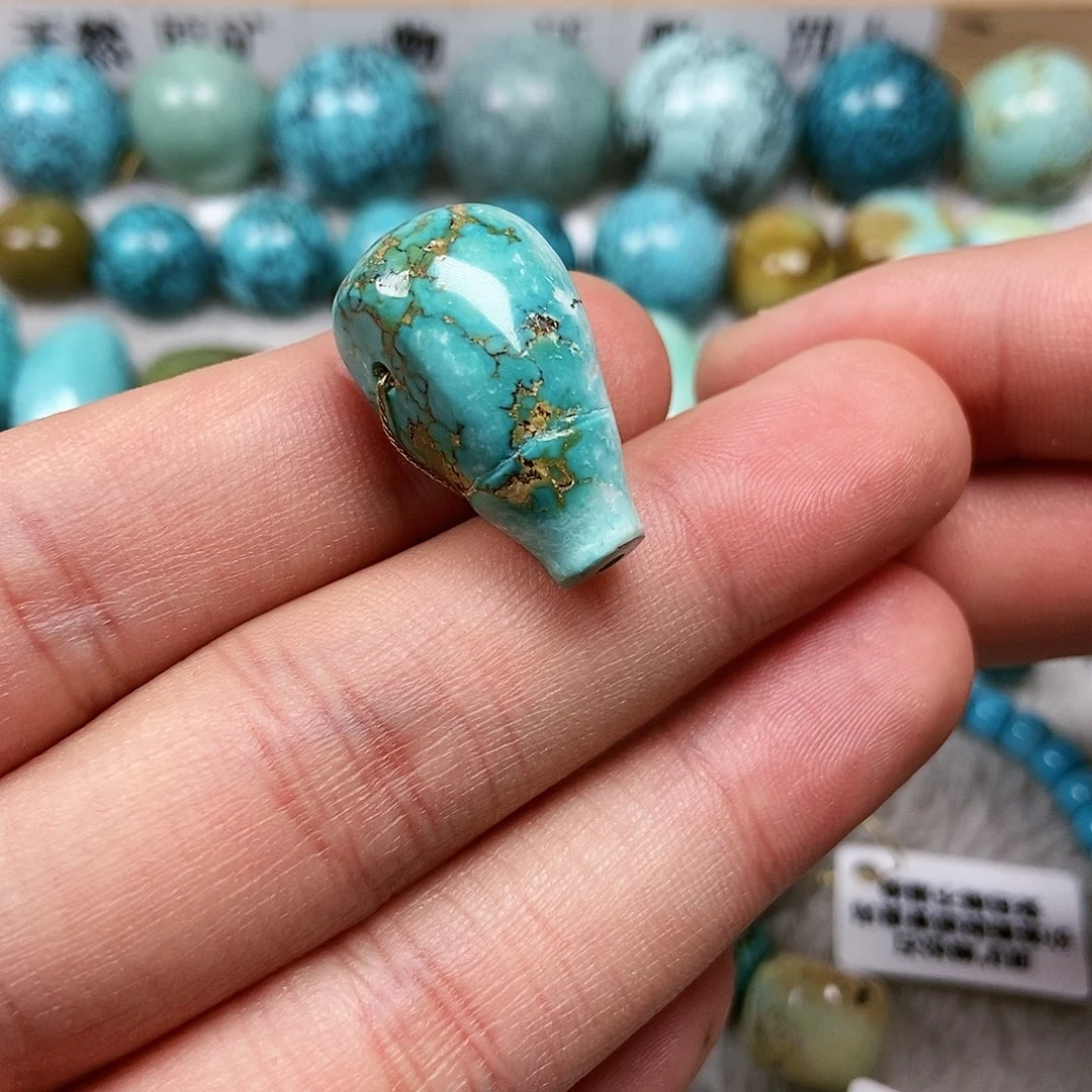 未镶嵌绿松石珠宝半成品