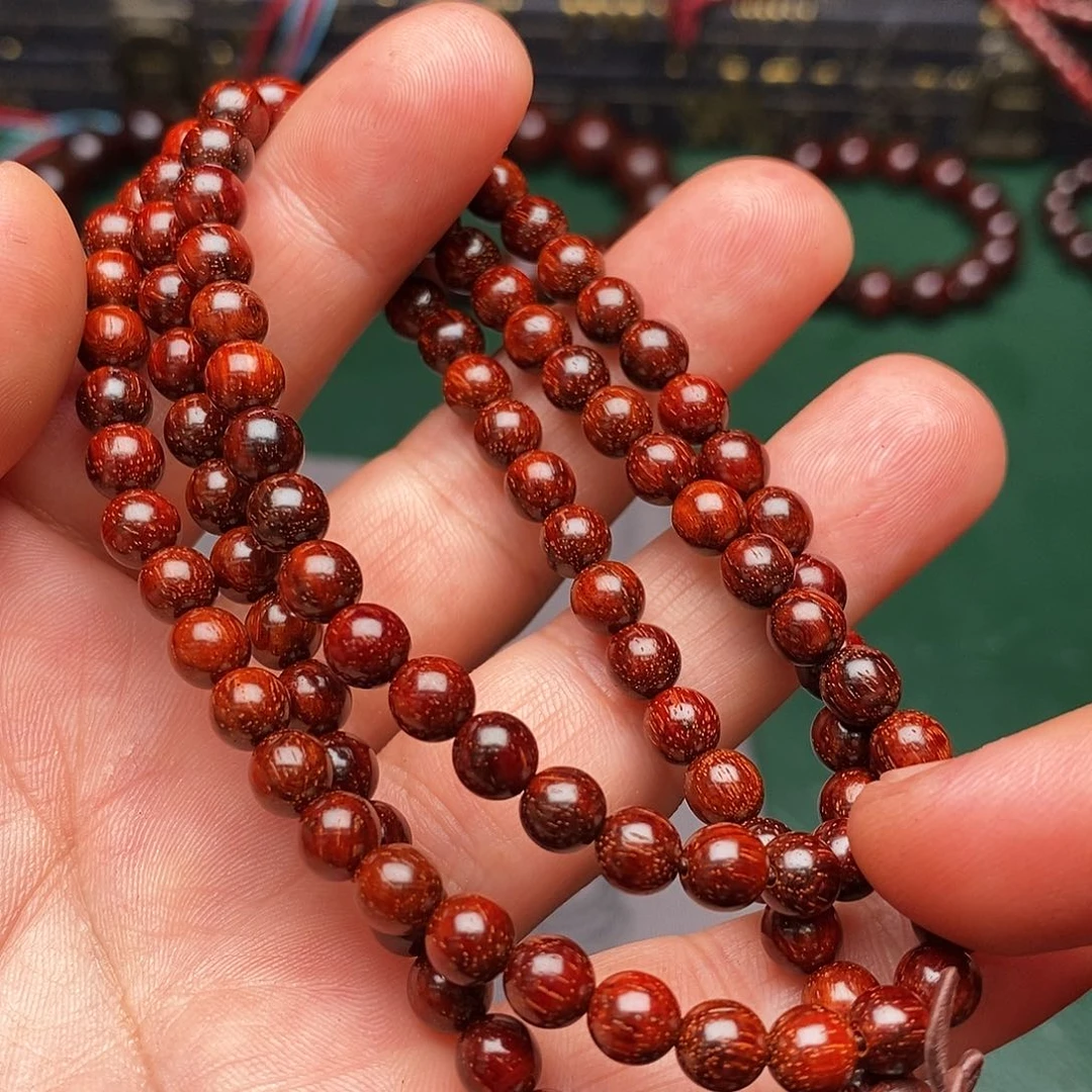 檀香紫檀（小叶紫檀）手串/手链多样性发其一小叶紫檀0.6
