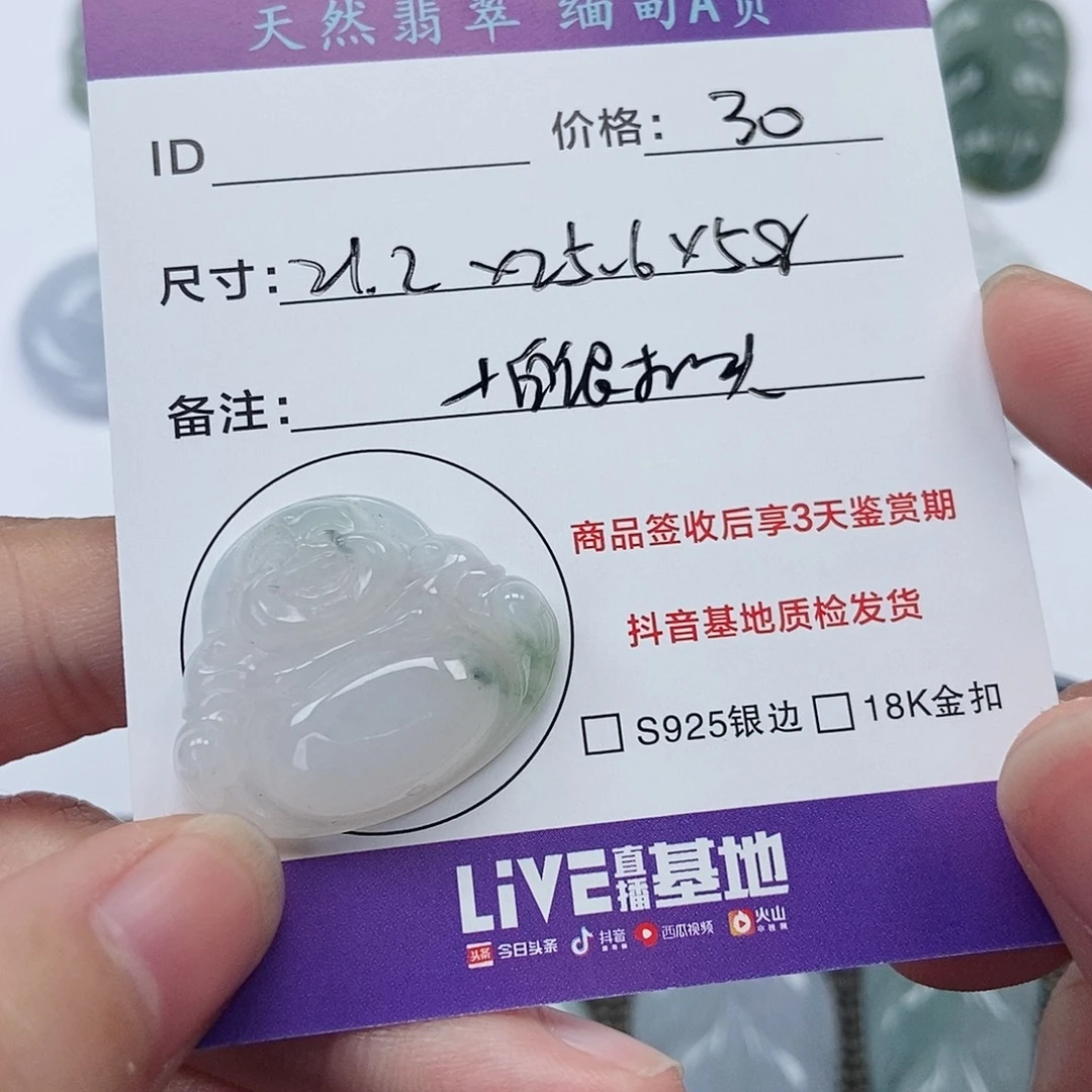 翡翠未镶嵌颈饰翡翠