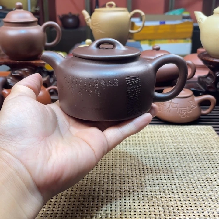 茶壶紫砂紫泥井兰