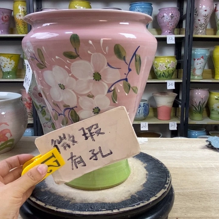 景德镇高温陶瓷花盆