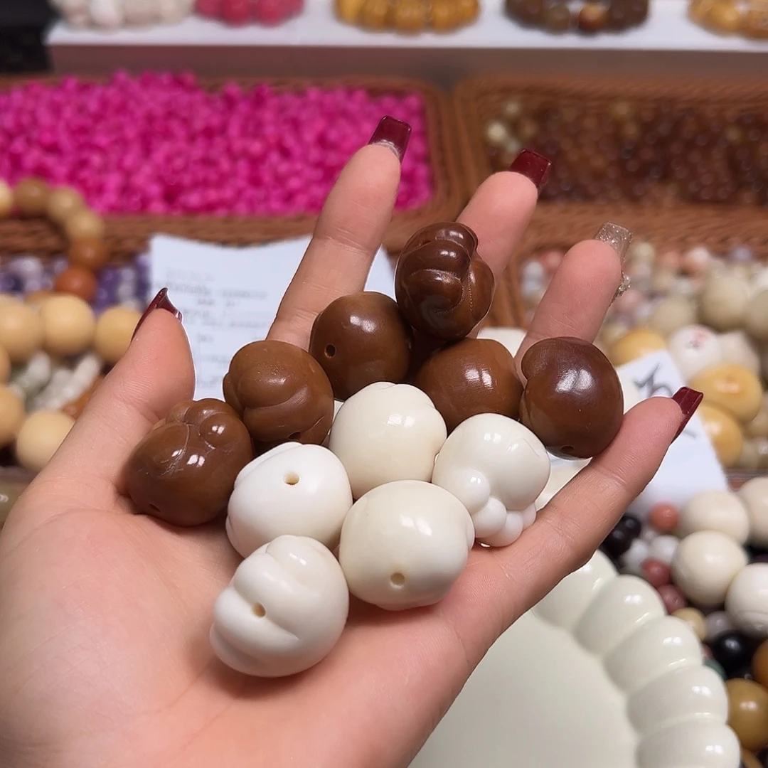 咕***咕手串菩提根/象牙果通货熊爪11颗