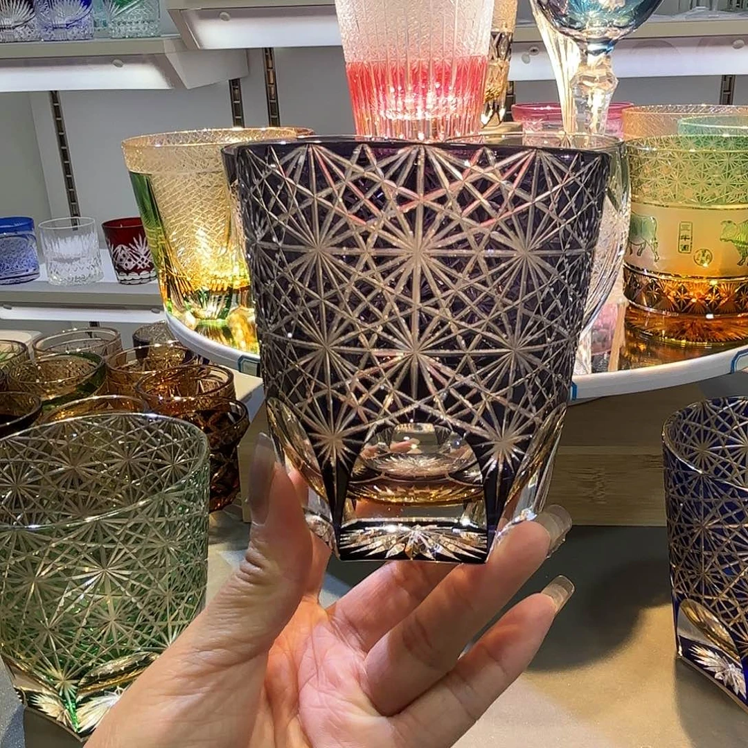 水晶玻璃吸管款庄*®紫色