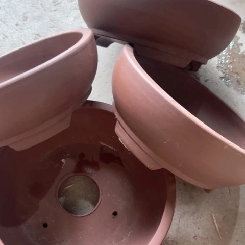 紫砂花盆50-4。   21-7.5