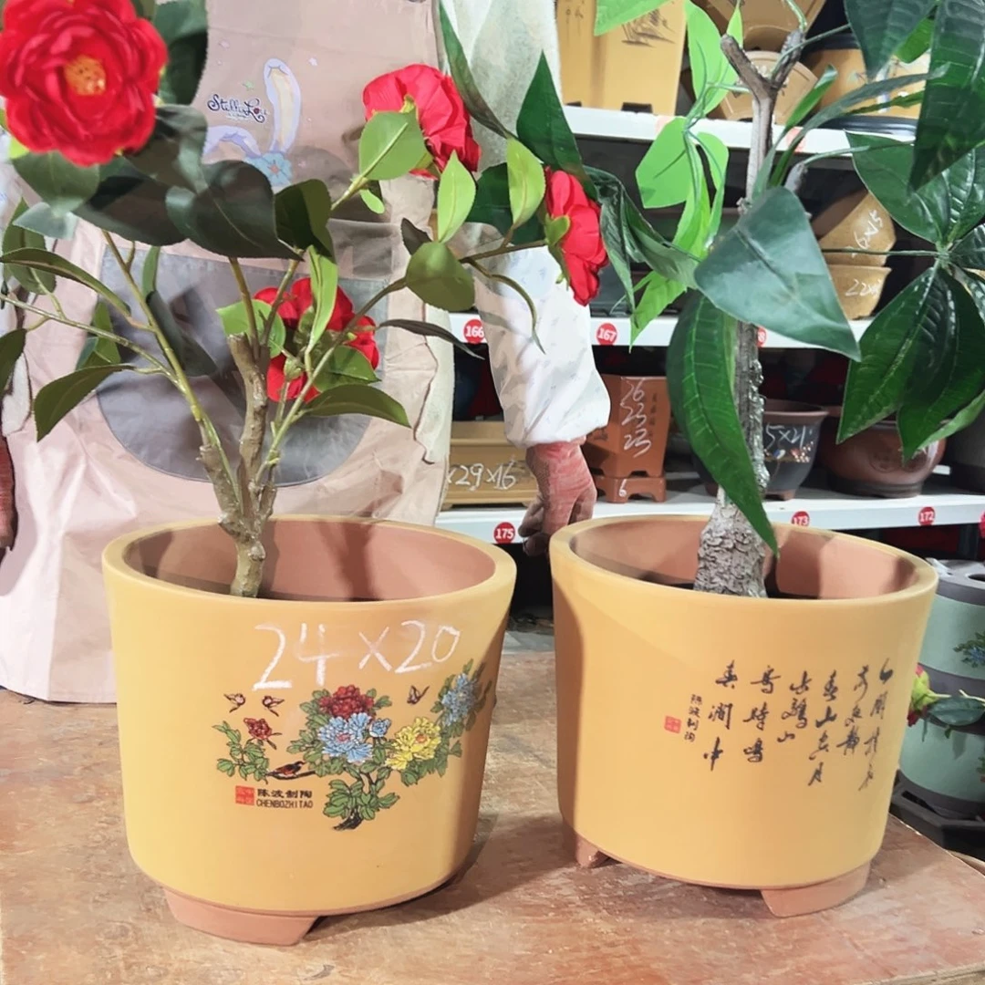 花开富贵特大号一对