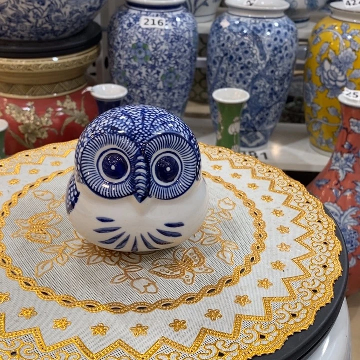 摆件手绘陶瓷，陶瓷摆件