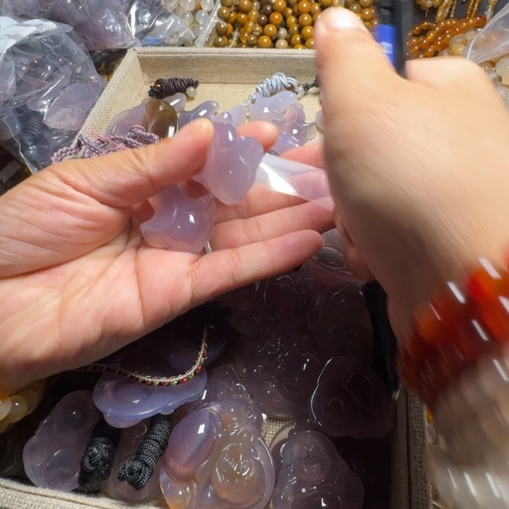 玛瑙/玉髓颈饰未镶嵌坐**起0018