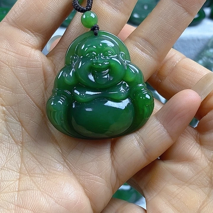 和田玉（碧玉）未镶嵌吊坠(不含链)39