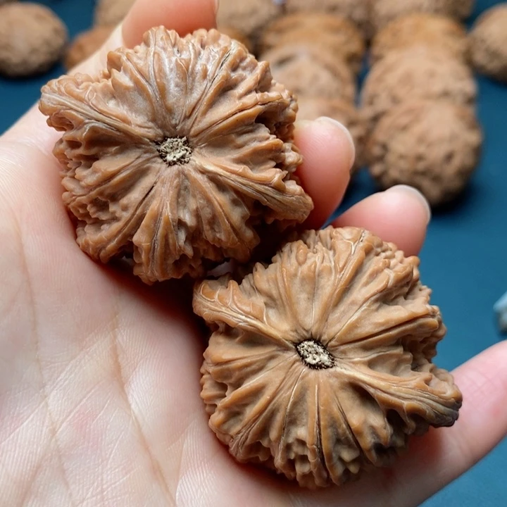 文玩核桃把件43磨盘