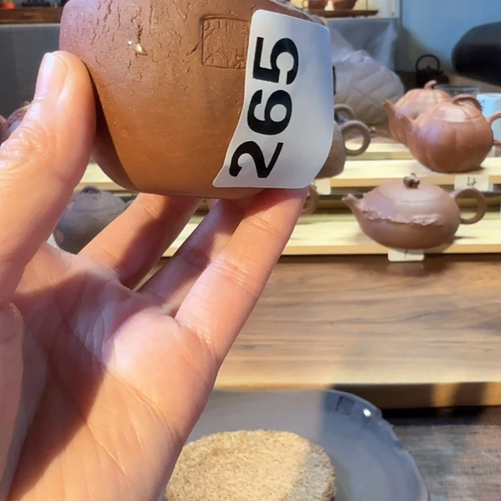 大****?紫砂手捏小客杯50容量单钉的