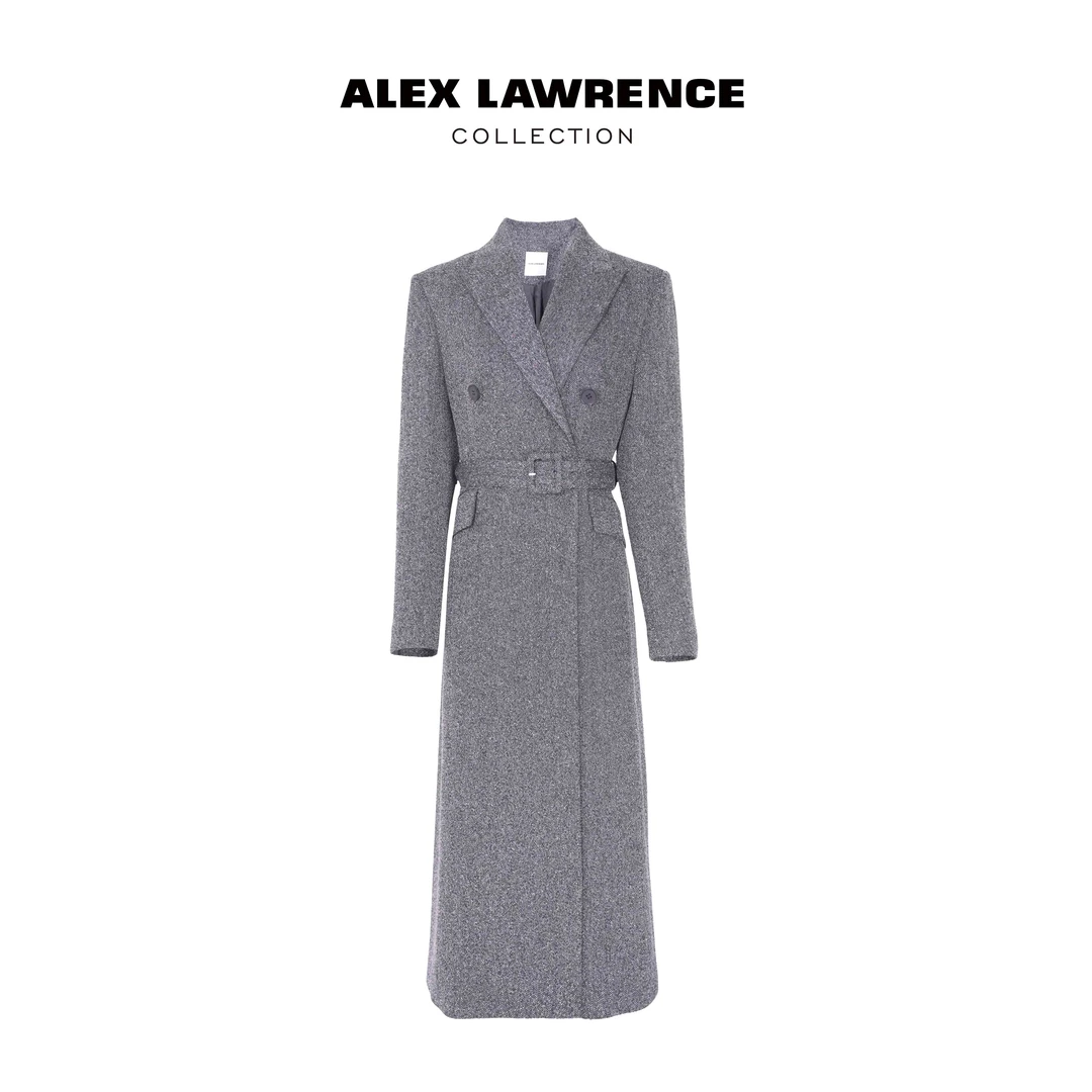ALEXLAWRENCE/埃里克斯劳伦斯女士长款风衣2801102