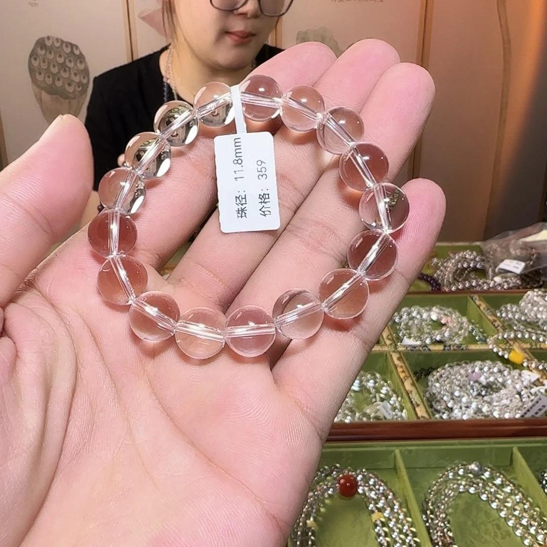 半****未镶嵌水晶手链白水晶