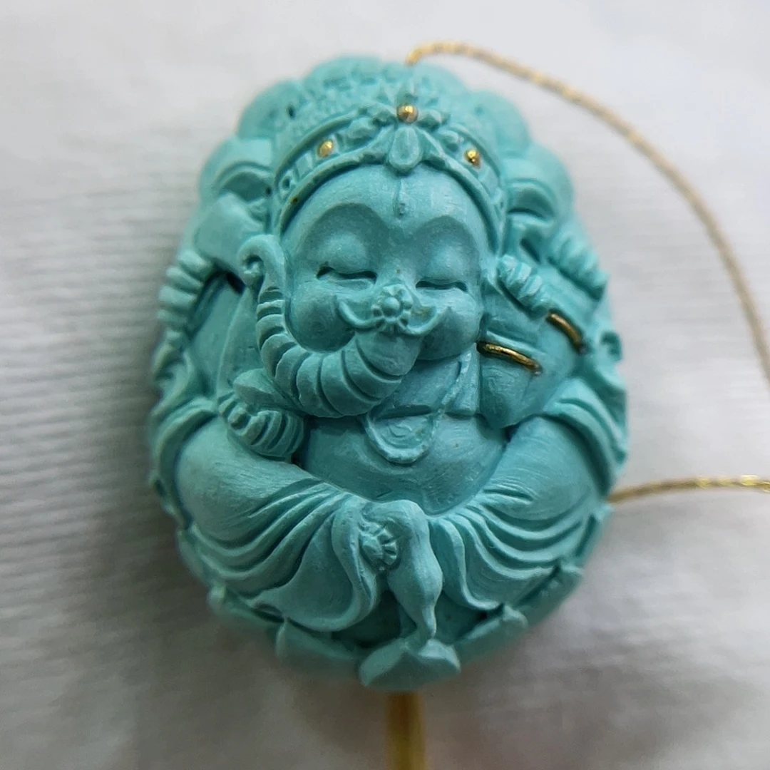 未镶嵌绿松石珠宝奇石