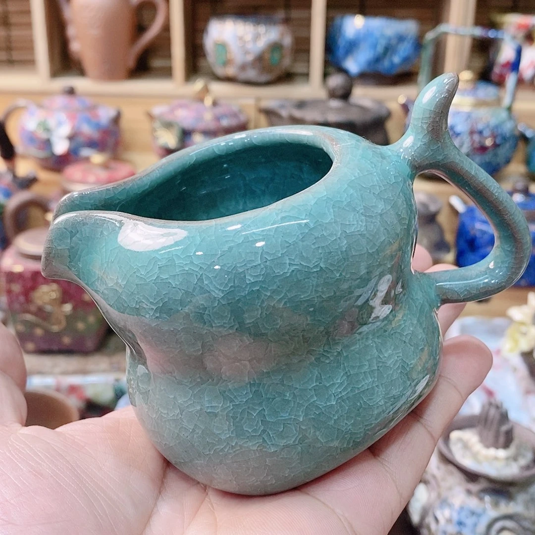 粗陶志野柴烧茶具