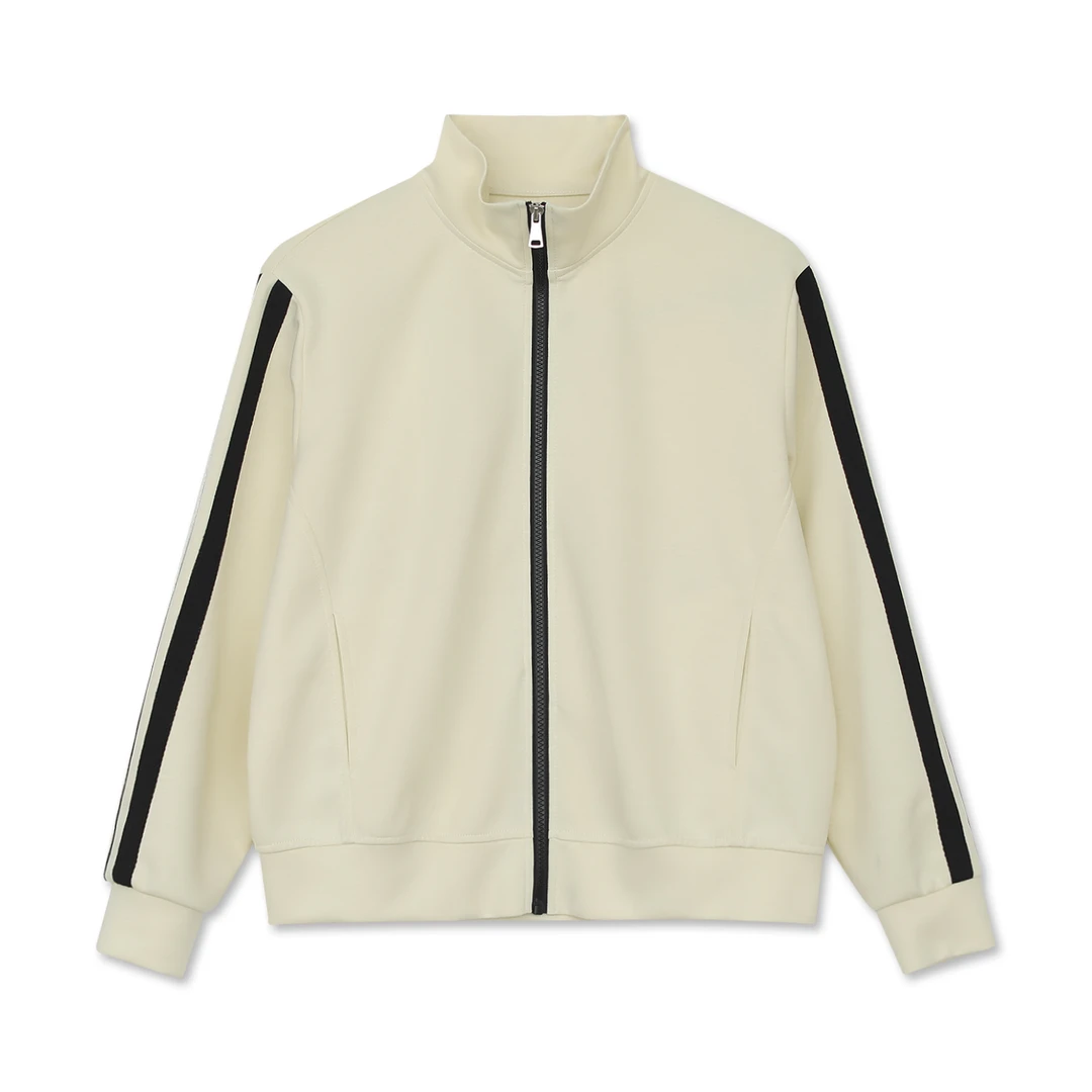 【麻念】衣长60 日常休闲百搭春季新款立领运动风外套D25137