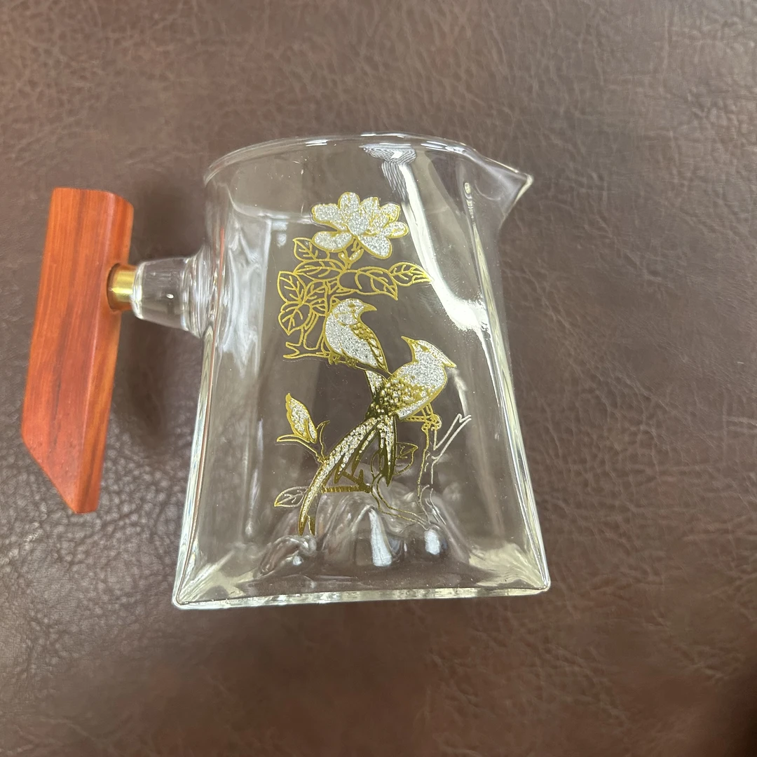 【央广非遗】th梅花玻璃公道杯DC-1952