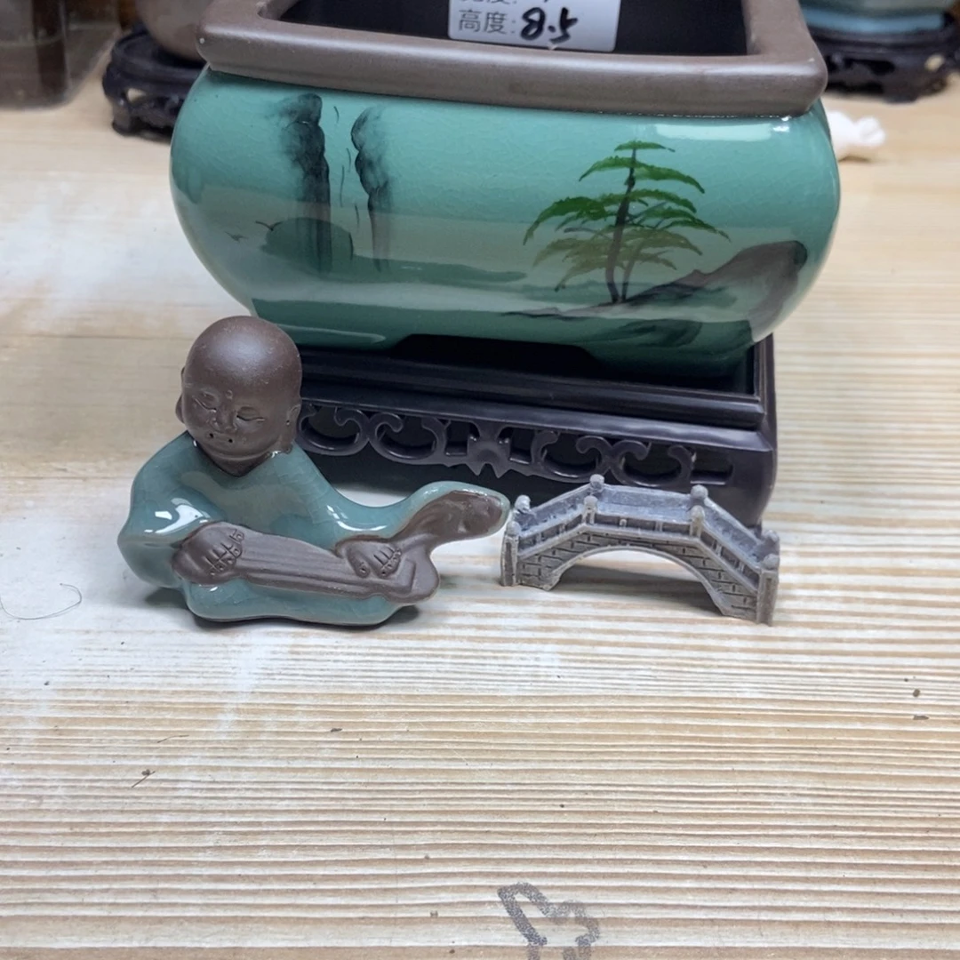 瓷片陶瓷花盆陶瓷艺术
