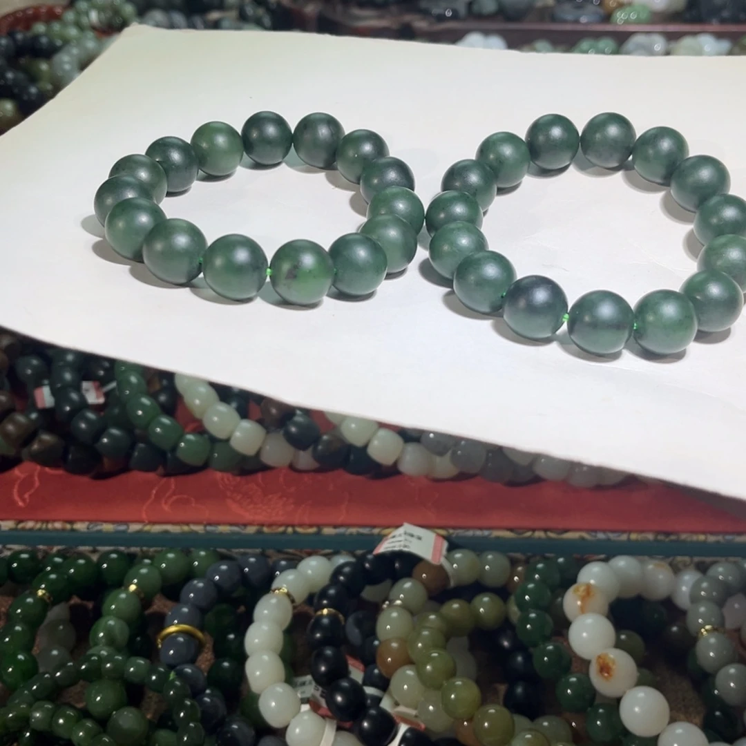 和田玉未镶嵌手链多样性拍一发一