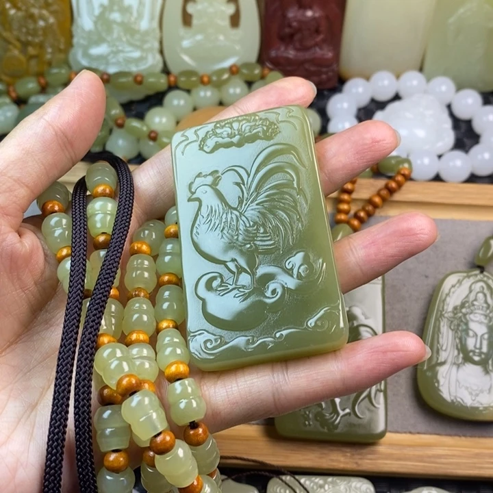 昆仑山料方解玉鸡