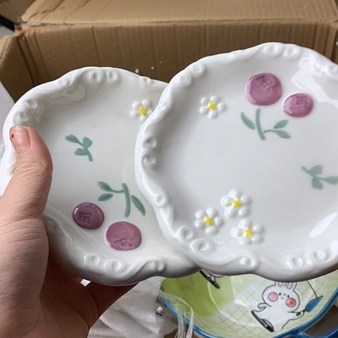 盘陶瓷制品满25拼单发货默认微瑕