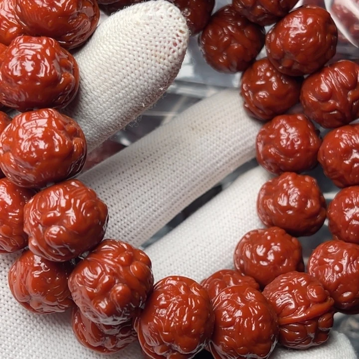 波****猴头核桃手串蟾王